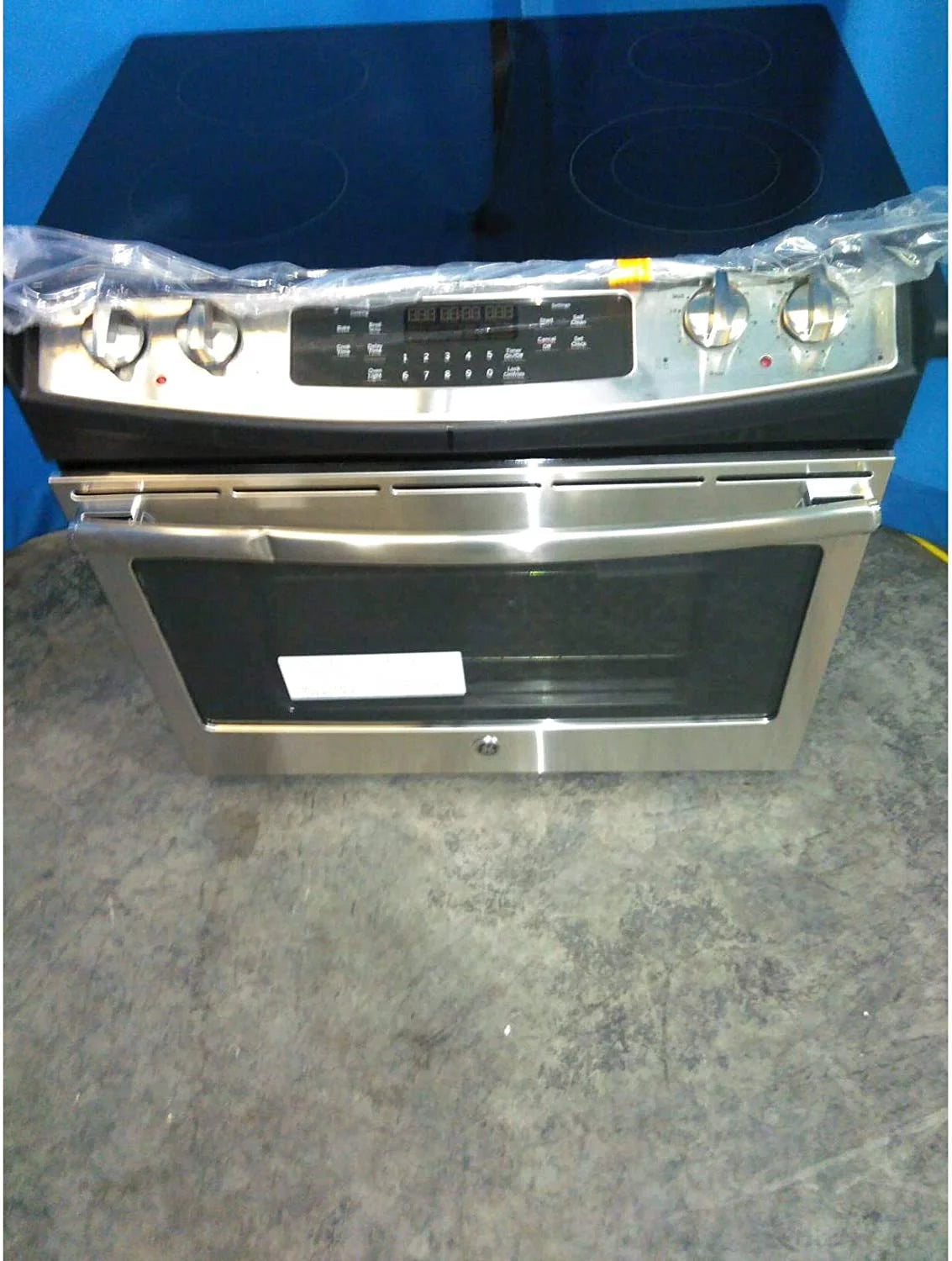 4.4 Cu.Ft. Stainless 4 Burner Drop-In Electric Range A9917