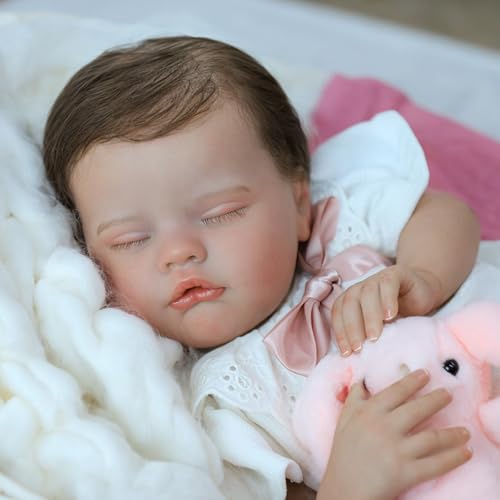 Lifelike Reborn Baby Doll 20 Inch Realistic Newborn Girl with Accessories D526