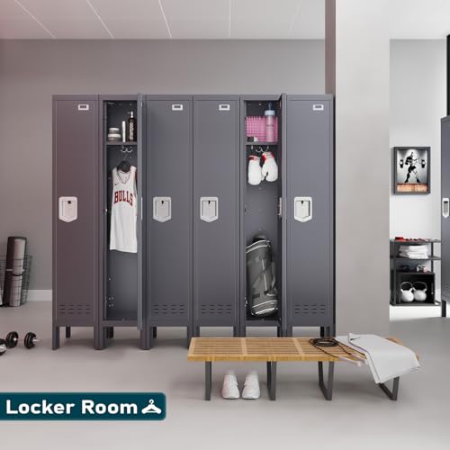 Metal Cabinet with Lockable Door for Office, Gym, School, Home A290