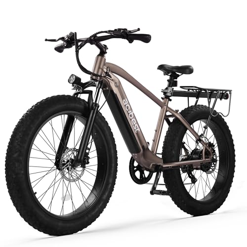 ACTBEST Ranger Electric Bike for Adults,26"*4"Ebike with Peak 1400W Motor,3A Fast Charge,Up to 65 Miles,720Wh Removable Built-in Battery,7-Speed Hydraulic Brakes Electric Bicycle with Fork Suspension