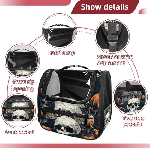 Halloween Cat Backpack Carrier, Breathable Bubble Pet Backpack R5452