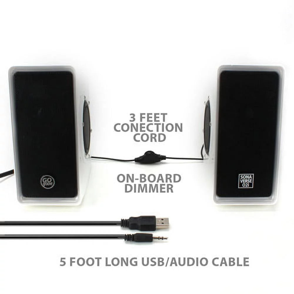 Computer Speaker System with USB Power and Built-in Volume Control N352