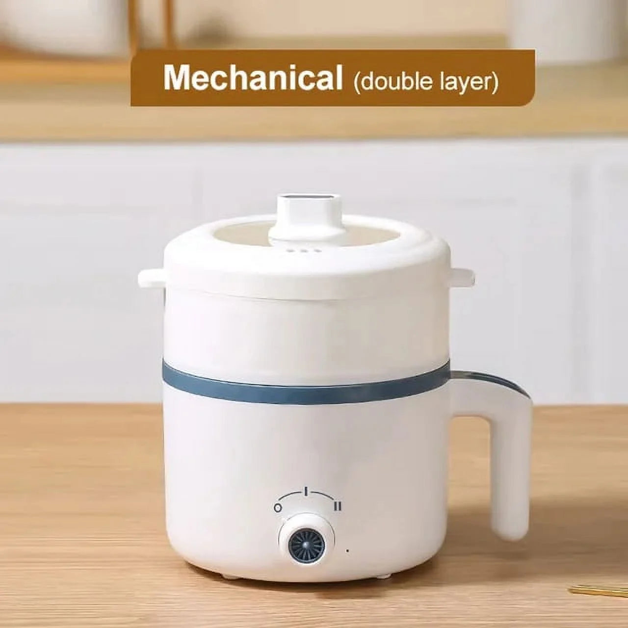 220V Electric Rice CookerDouble Layer Multi Cooker Non-Stick Hotpot Pan Home Appliances for The Kitchen Frying Pots 1-2 People
