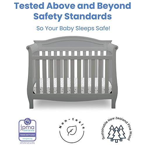 Convertible Baby Crib, White V464665