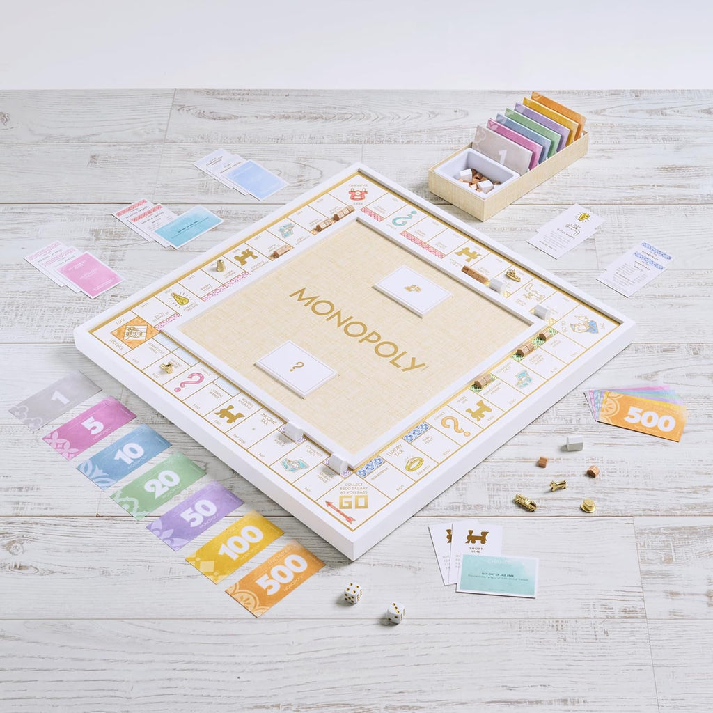 Monopoly Bianco Edition Wood Game Board U45273