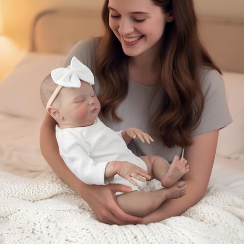 20 Inch Lifelike Newborn Baby Doll with Soft Cloth Body P122961