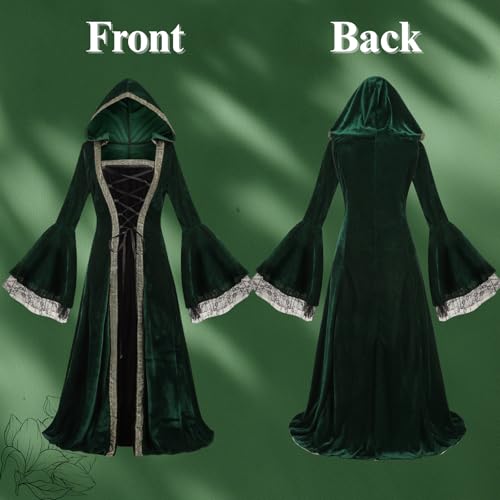Medieval Tea Party Dress with Bubble Sleeves and Belt J695606
