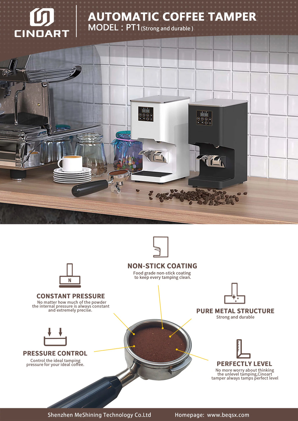 Electric Automatic 58mm Coffee Tamper Machine G994