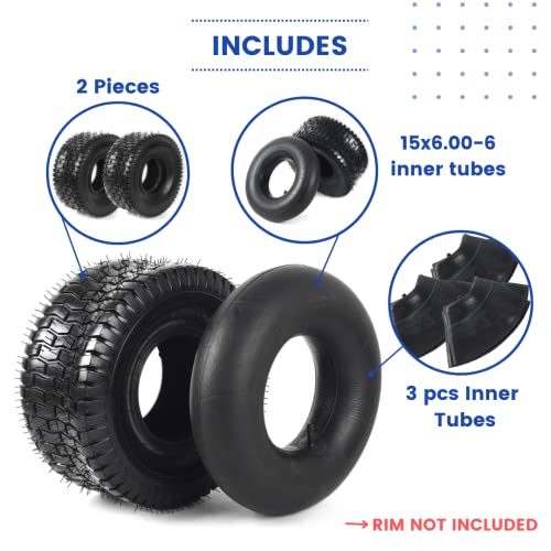 Heavy Duty Tire and Inner Tube Set for Lawn Mowers, Wagons and ATVs C456