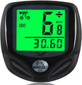 Bike Speedometer Waterproof Wireless Bicycle Bike Computer and Cycling Odometer with Automatic Wake-up Multi-Function LCD Backlight Display