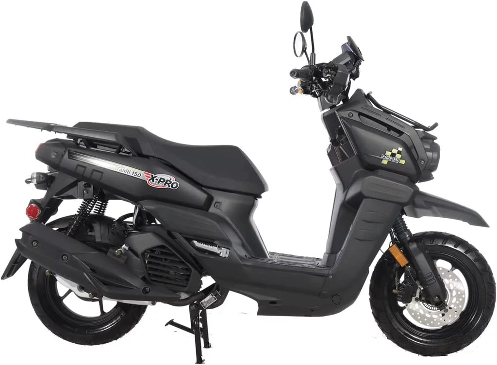 150cc Gas Moped Scooter, 12" Aluminum Wheels H61139