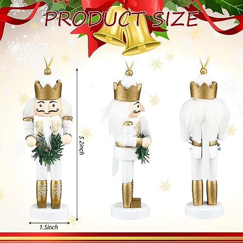 Christmas Nutcracker Ornaments Wooden Hanging Decorations 5 Inch H421