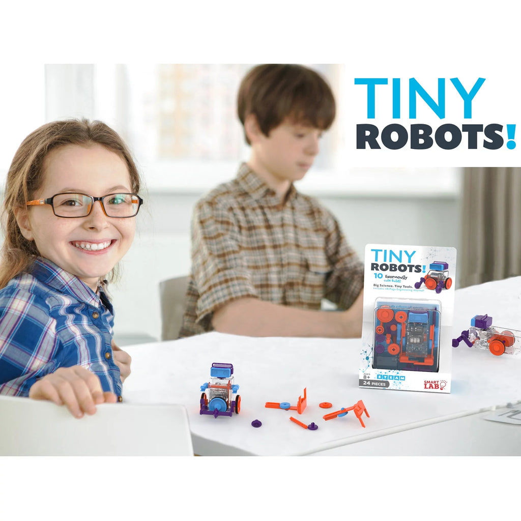 Tiny Robots with 15 Motorized Builds K479039