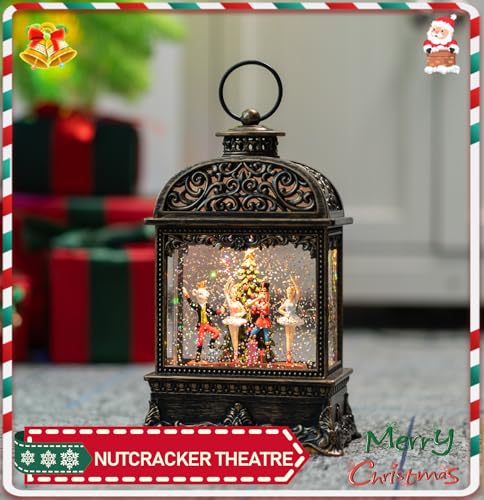 Nutcracker and Mouse King Snow Globe Music Box W567228