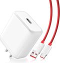 65W Warp Charger for OnePlus Open Pad 10 Pro 10R 9 Pro 9 8T, 10V 6.5A Rapid Wall Power Adapter Fast Charger Block Replacement for OnePlus Nord 2T/9R/9RT with USB A to C SuperVOOC Fast Charging Cable