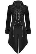 Medieval Steampunk Tailcoat Halloween Costume for Men X37438