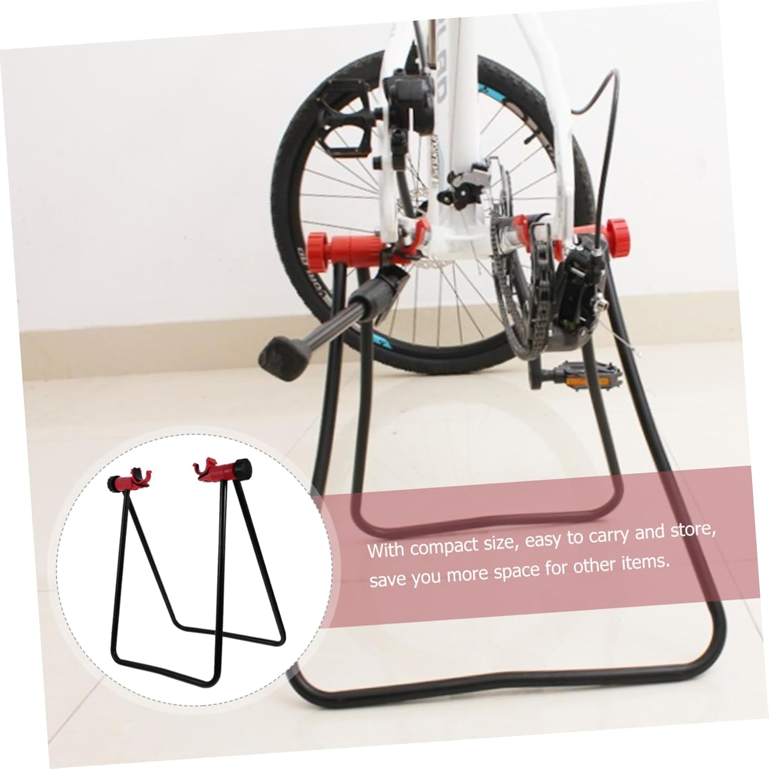 Triangular Vertical Parking Bike Kickstand Repair Stand T455505