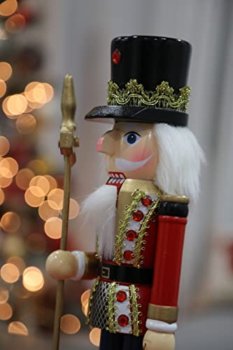 Wooden Nutcracker Christmas Decoration 14 inches X256
