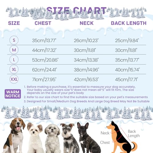 Black Dog Winter Coat with Harness, Reflective Waterproof Jacket for Small Dogs O43201