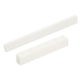Miwayer 6 String Acoustic Guitar Bone Bridge Saddle and Nut Made of Real Bone