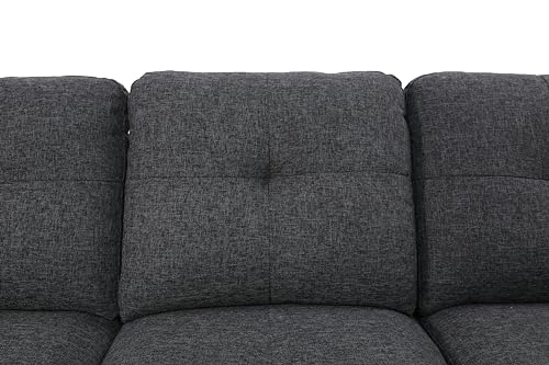 4-in-1 Convertible L Shaped Couch with Pull Out Bed and Storage Z983