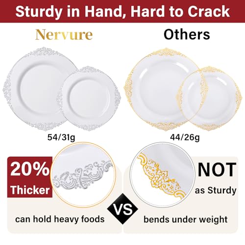 Gold Plastic Dinnerware Set for 50 Guests N48810