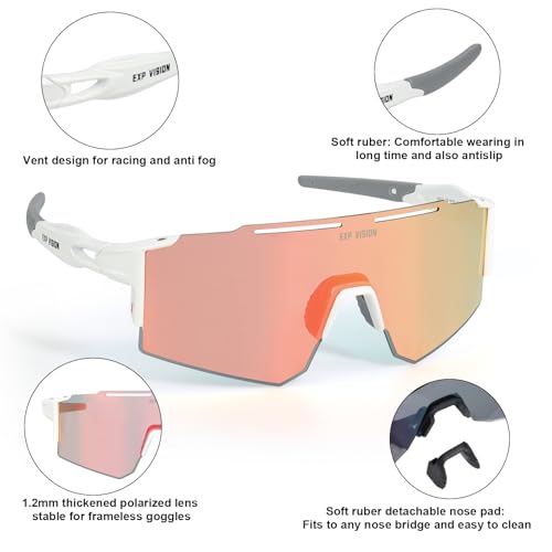 Polarized Cycling Glasses UV 400 Sports Sunglasses Q1528