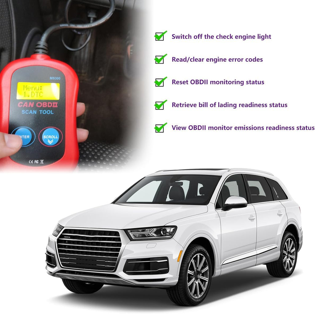 OBD2 Scanner Code Reader, Engine Fault Diagnostic Tool O7096