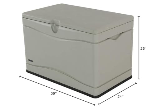 Extra Large Deck Box, 130 Gallon, Desert Sand/Brown V622519