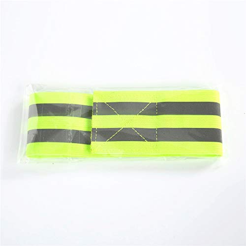 Reflective Bands for Wrist Arm Ankle Leg Adjustable Elastic for Night Walking Cycling Running Z71885