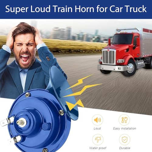 Car Air Snail Double Horn 12V Waterproof Mini Size J1325