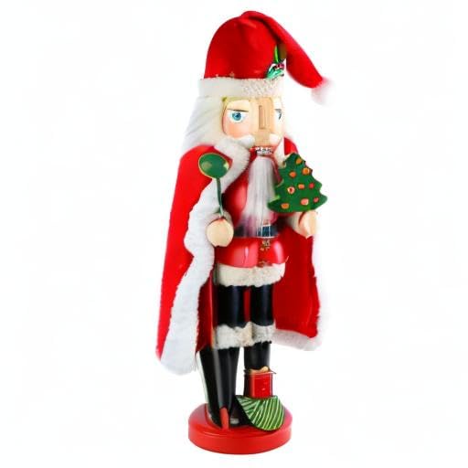 Christmas Santa Claus Nutcracker Wooden Figure Home Decoration 13.5" W53812