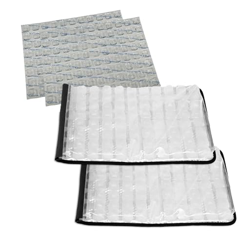 Party Mat Chiller for Cold Serving Food Buffet Cooler (19" x 15", Black, 2 Pack) B789