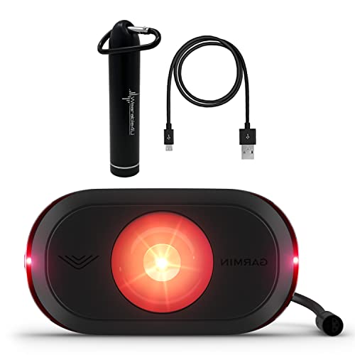 Garmin Varia RTL515 Cycling Rearview Radar with Visual and Audible Alerts for Vehicles and Wearable4U Bundle