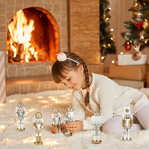 Christmas Nutcracker Ornaments Wooden Hanging Decorations 5 Inch H421