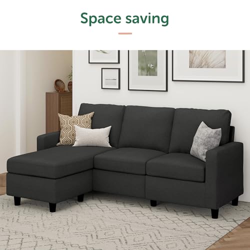 Convertible Sectional Sofa L Shaped Couch with Reversible Chaise U238492