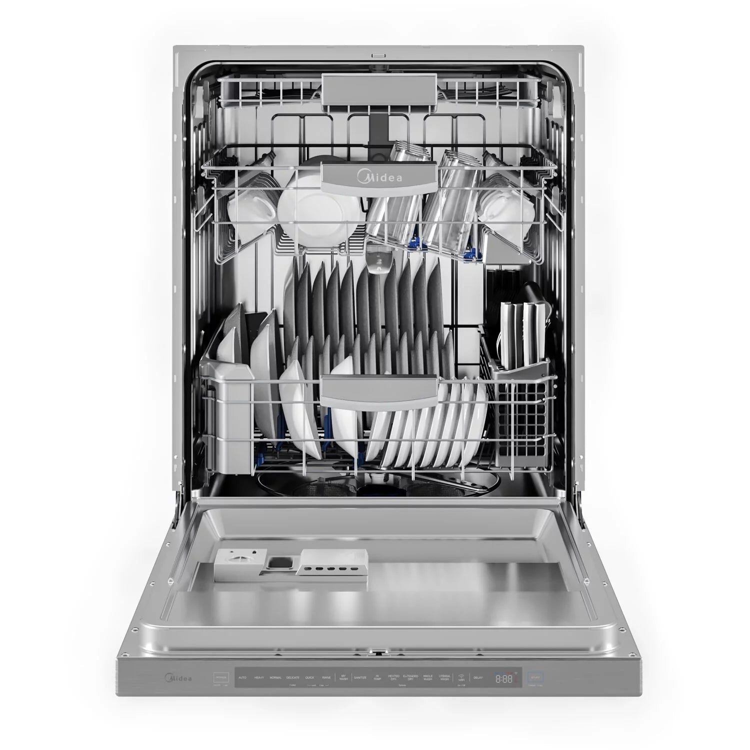 Ultra-Quiet Dishwasher with Wi-Fi and Targeted Wash Zones, Stainless Steel C592