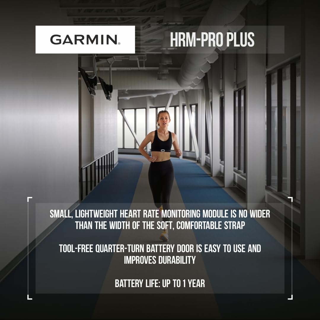 Premium Chest Strap Heart Rate Monitor with Running Dynamics E202