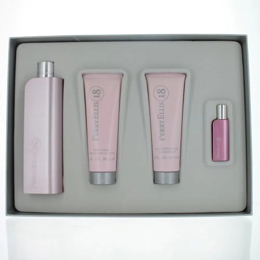 Perry Ellis 18 Eau de Parfum 4PCS Gift Set For Women