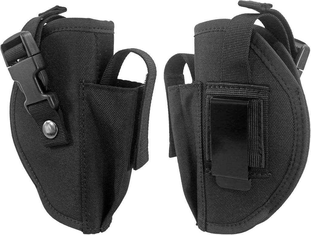 Tactical Belt Holster with Mag Pouch and Metal Clip F763