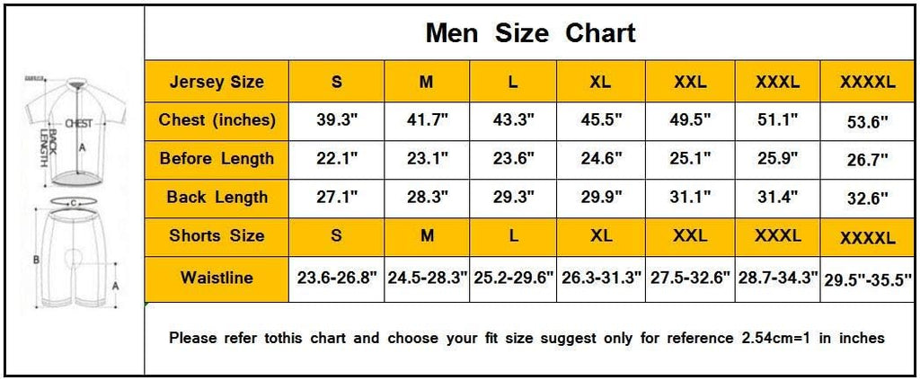 Men Cycling Jersey Yellow Breathable Quick Dry Short Sleeve S9329