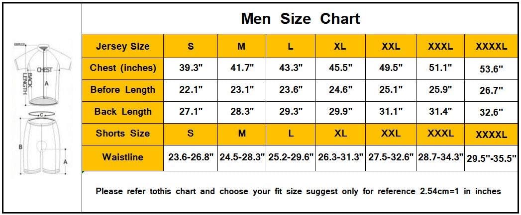 Men Cycling Jersey Yellow Breathable Quick Dry Short Sleeve S9329