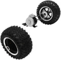 10 Inch 24V Dual Drive Brush Gear Motor Air Wheel Conversion Kit, Digital Display Throttle, 250W Dual Drive Electric Motor Conversion Kit for Electric Beach Cart Bike