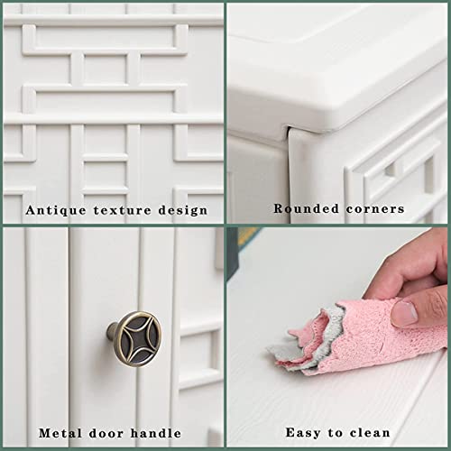Outdoor Storage Cabinet Waterproof with Shelf for Patio and Garden U239