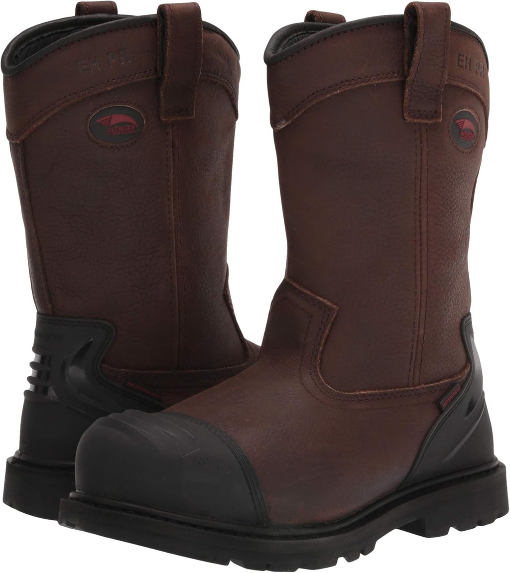 Men's Carbon Toe Waterproof Wellington Work Boots S1100
