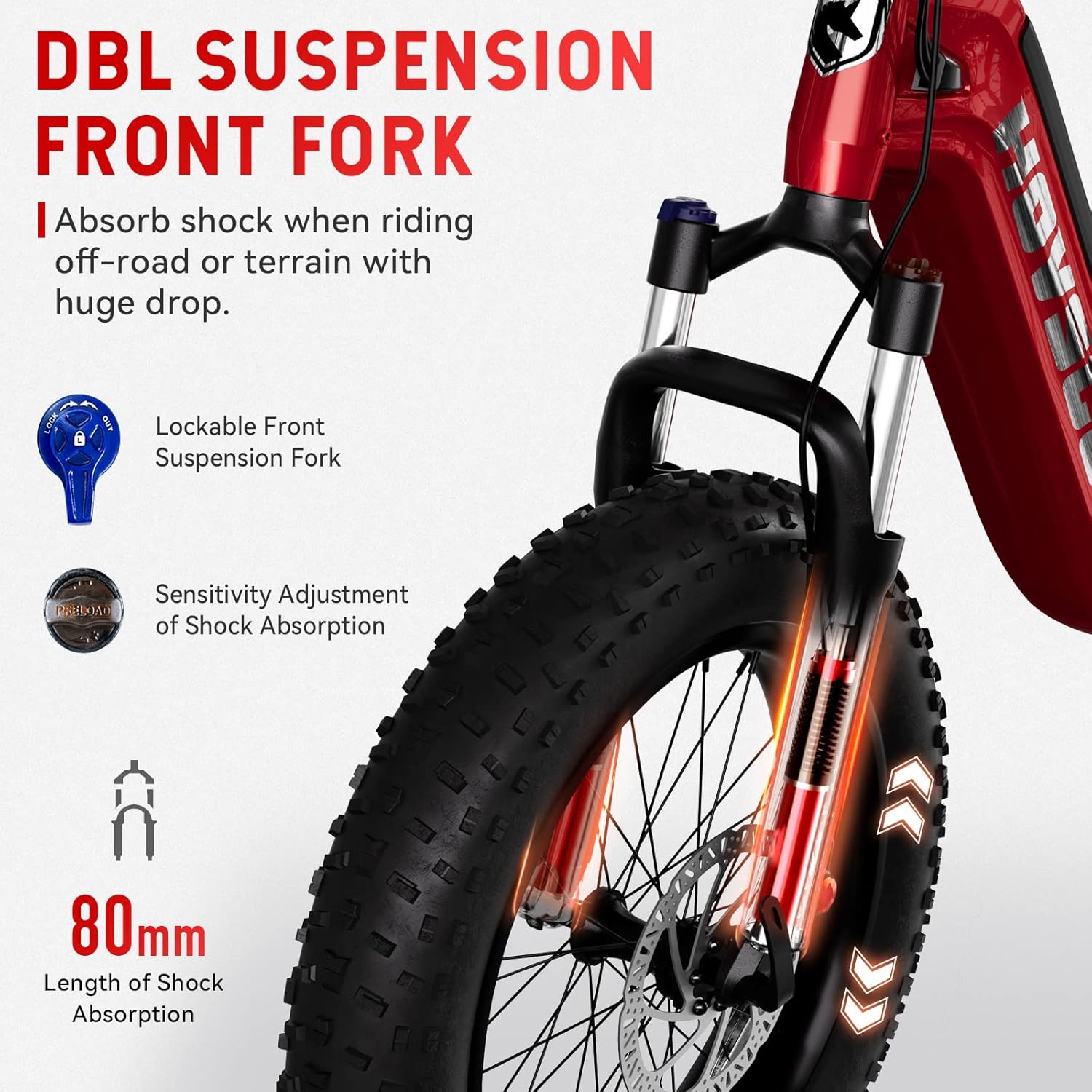 Foldable Electric Bike for Adults, 20'' Fat Tire, 750W Motor X70564