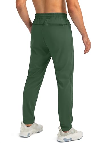 Men's Tapered Sweatpants with Zipper Pockets A747889
