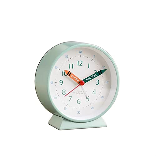 Alarm Clocks BedsideBedside Silent Alarm Clocks,Small Digital Desk Clock,Alarm Clock 4" Silent Alarm Clock, Non Ticking Alarm Clock, Small Alarm Clock with Nightlight, Snooze, Simple Operation for Bed