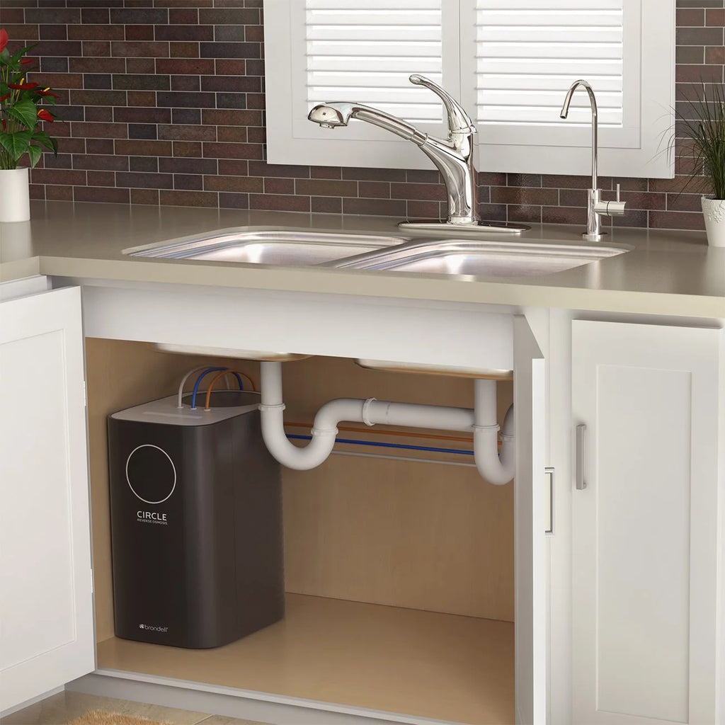 Reverse Osmosis Water Filtration System, 4 Stage, LED Faucet R7599