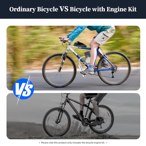 100CC 4-Stroke Bicycle Engine Kit Gas Motorized Bike F147004